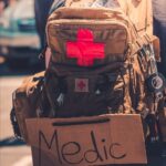 photo of a military medical backpack