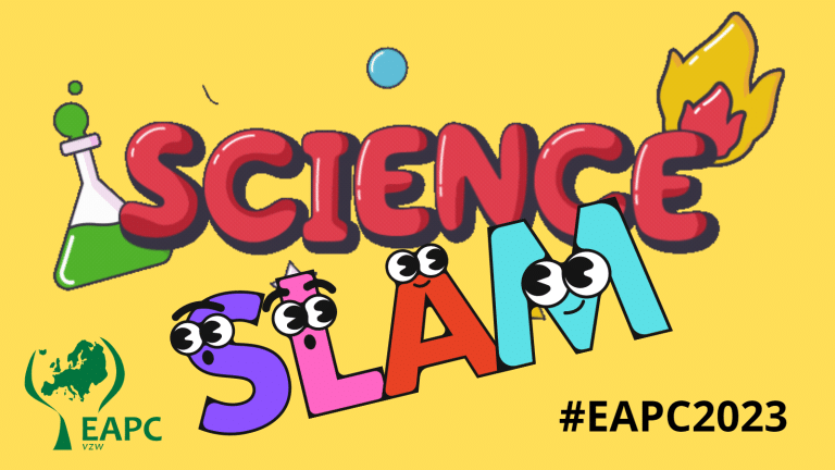banner that says science slam #EAPC2023